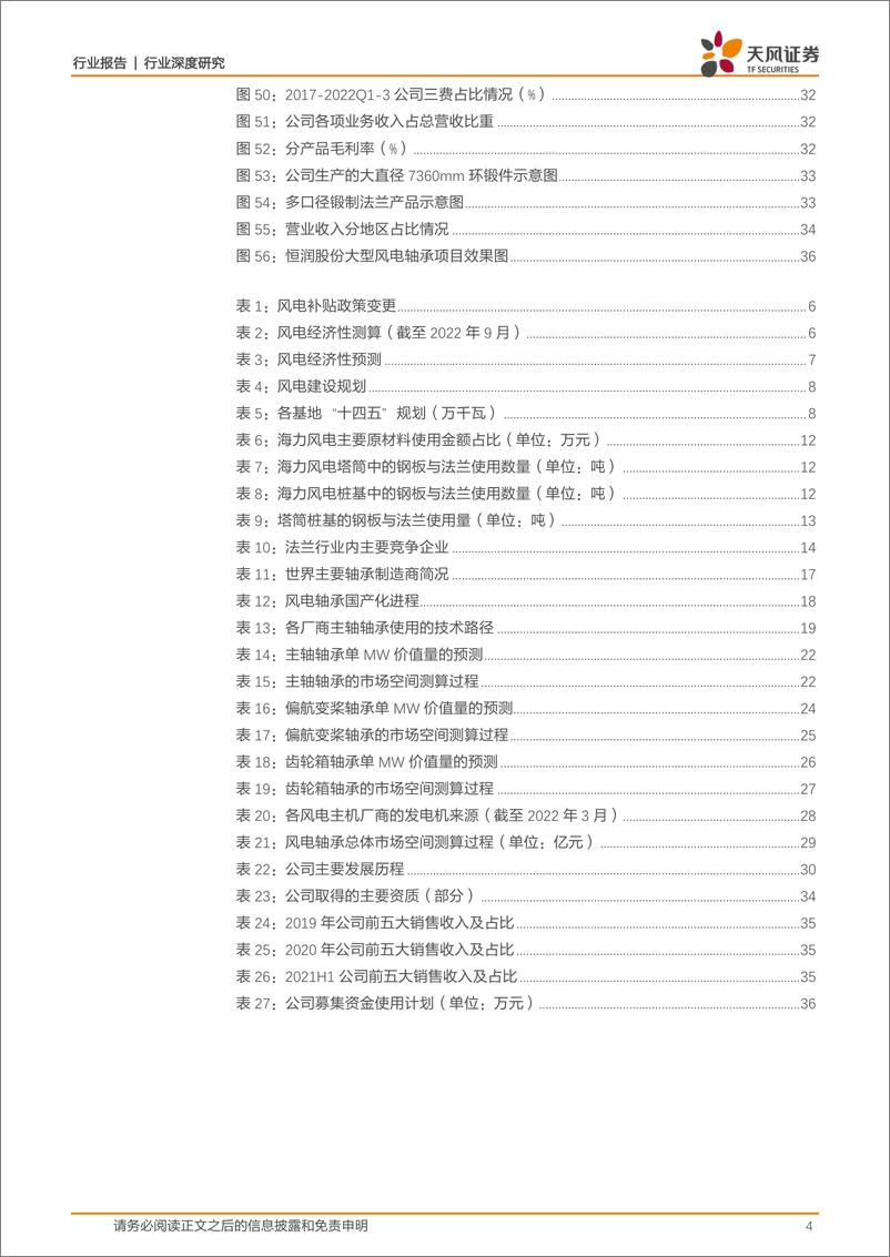 《风电行业：从风电锻件+风电轴承看恒润股份的核心竞争力-20221221-天风证券-39页》 - 第5页预览图