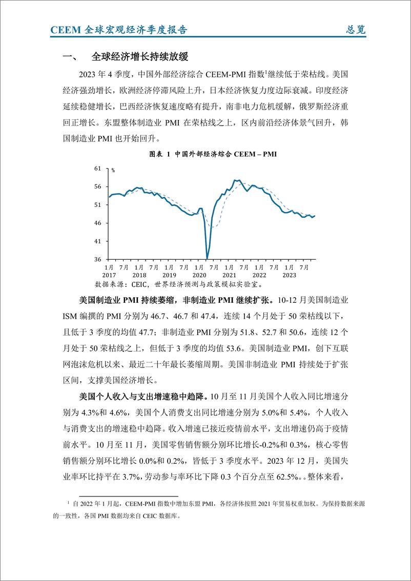 《2023年冬季全球宏观经济季度报告-总览-中国社科院》 - 第4页预览图