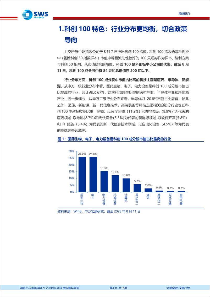 《科创100指数投资价值分析：科创100，切合转型期投资，十倍股的摇篮-20230825-申万宏源-15页》 - 第5页预览图