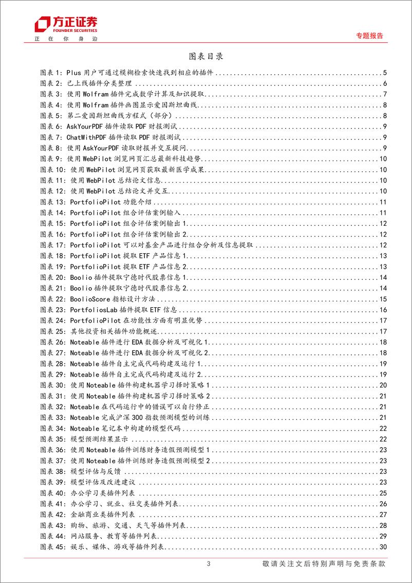 《ChatGPT应用探讨系列之四：ChatGPT投资相关插件测试及策略开发-20230614-方正证券-32页》 - 第4页预览图