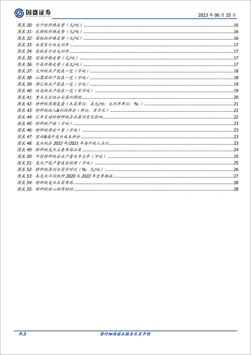 《造纸行业2023年中期策略：盈利复苏可期，库存周期拐点临近-20230625-国盛证券-29页》 - 第4页预览图