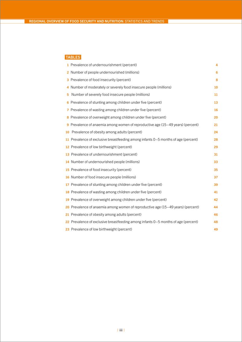 《2021年亚太区域粮食安全和营养状况概述：统计和趋势》英-66页 - 第6页预览图