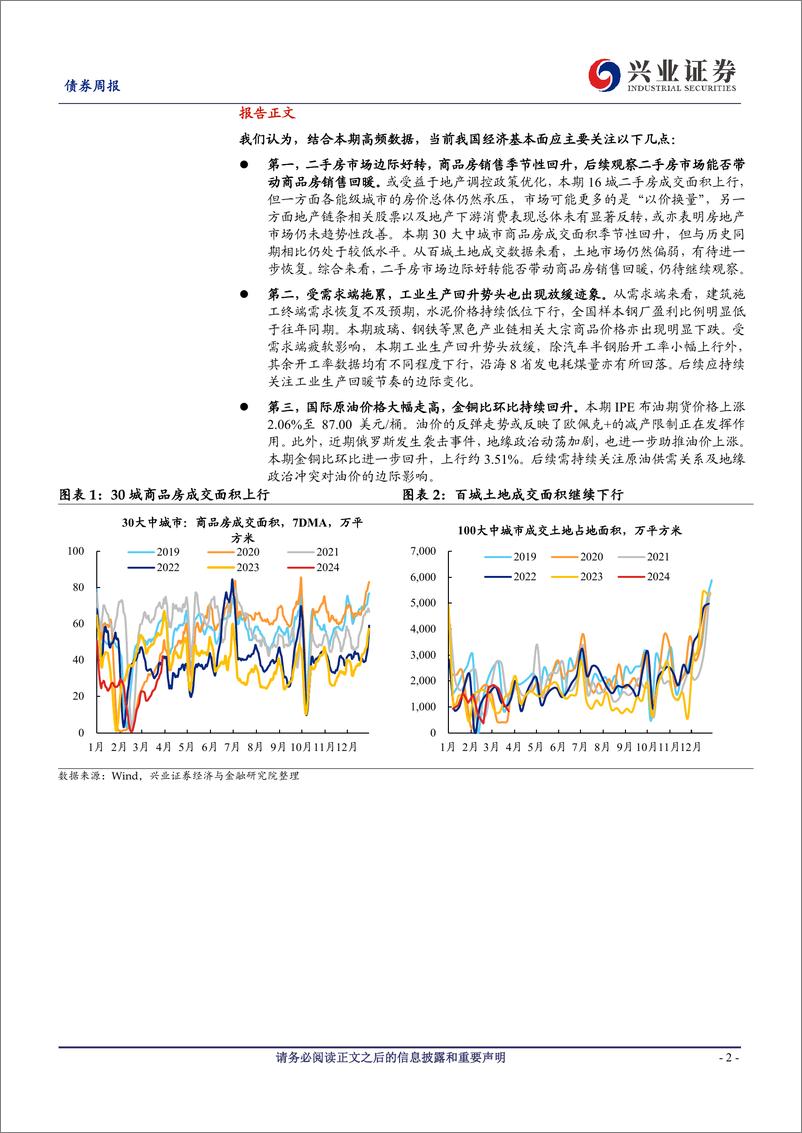 《国内高频数据周度追踪：生产回升势头放缓，二手房市场边际好转-240331-兴业证券-20页》 - 第2页预览图