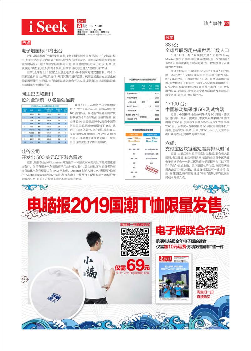 《电脑报 2019年第23期》 - 第2页预览图