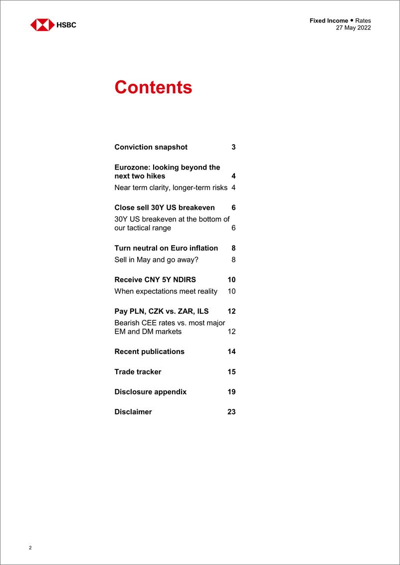 《HSBC-全球投资策略-全球利率理念：盈亏平衡的篝火-2022.5.27-24页》 - 第3页预览图