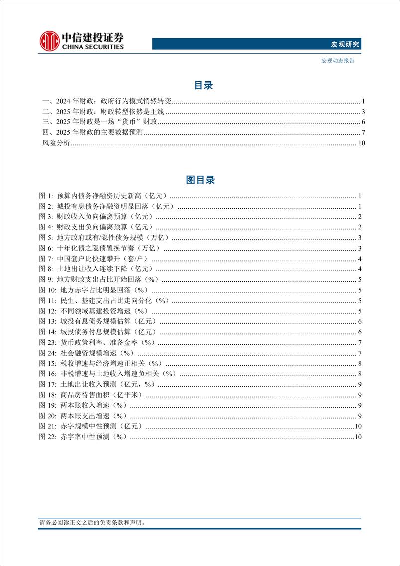 《2025年财政展望：转型中的“货币”财政-241226-中信建投-16页》 - 第4页预览图