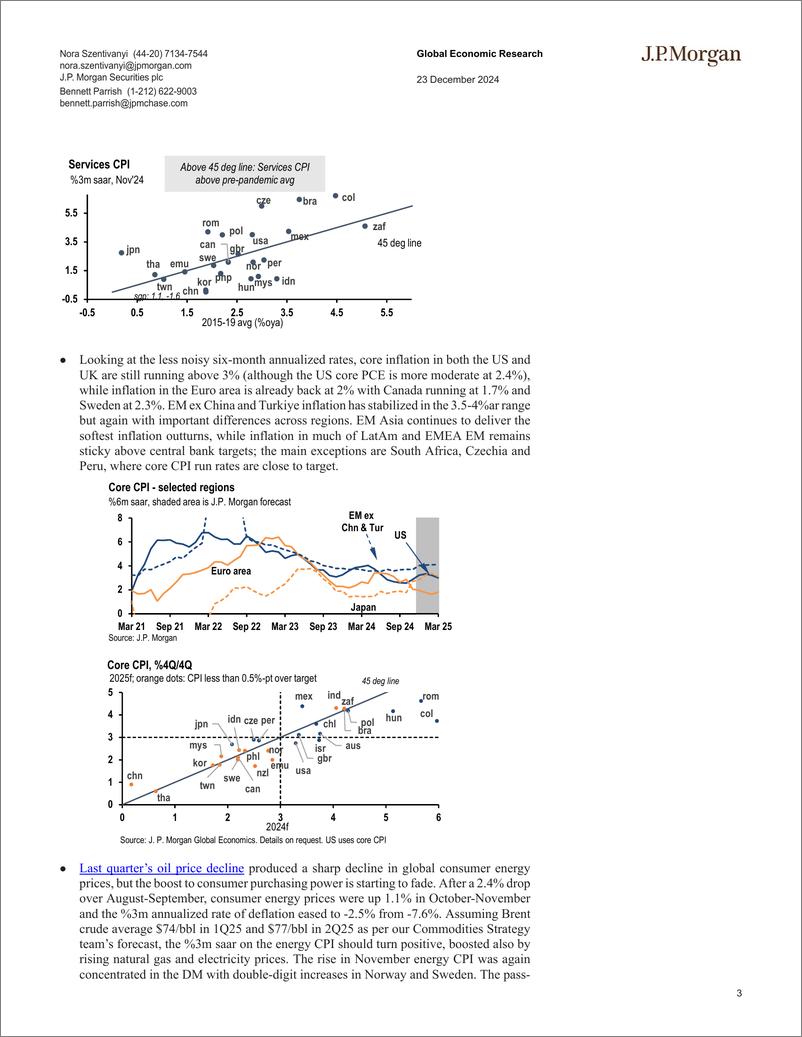 《JPMorgan Econ  FI-Global Inflation Monitor November 2024 A noisy narrowing in...-112355209》 - 第3页预览图