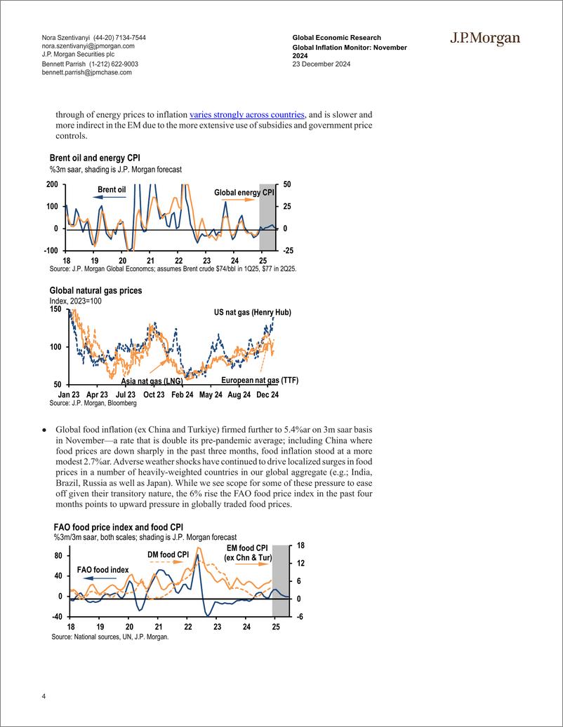 《JPMorgan Econ  FI-Global Inflation Monitor November 2024 A noisy narrowing in...-112355209》 - 第4页预览图