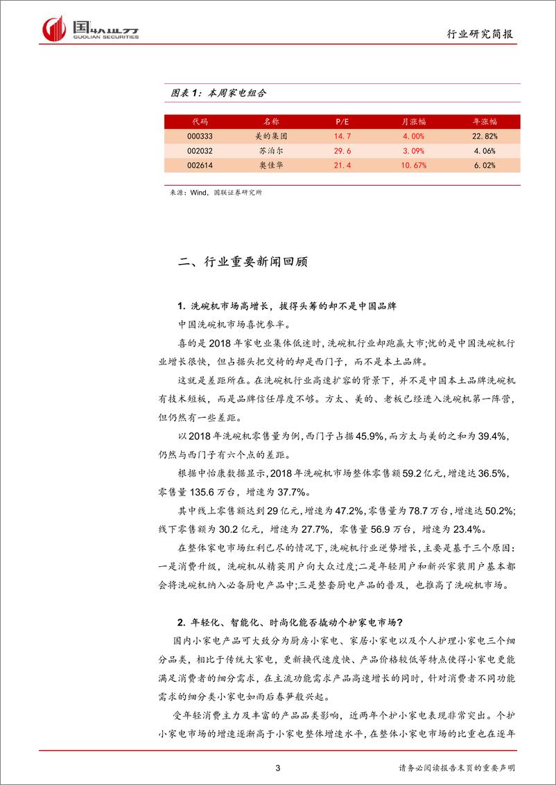 《家用电器行业研究简报：黑电增速回暖，外销高速增长-20190218-国联证券-11页》 - 第4页预览图