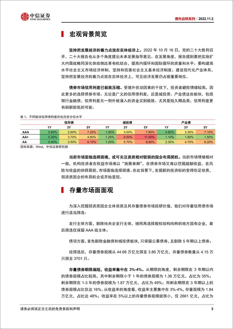 《债市启明系列：如何挖掘“弱资质国企”超额收益-20221102-中信证券-34页》 - 第4页预览图