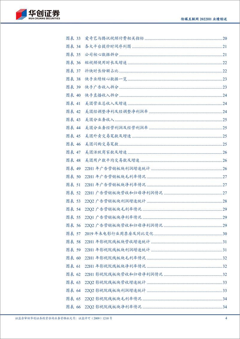 《传媒互联网行业2022H1业绩综述：受疫情影响上半年增速承压，业绩端静待疫情后复苏-20220918-华创证券-41页》 - 第5页预览图