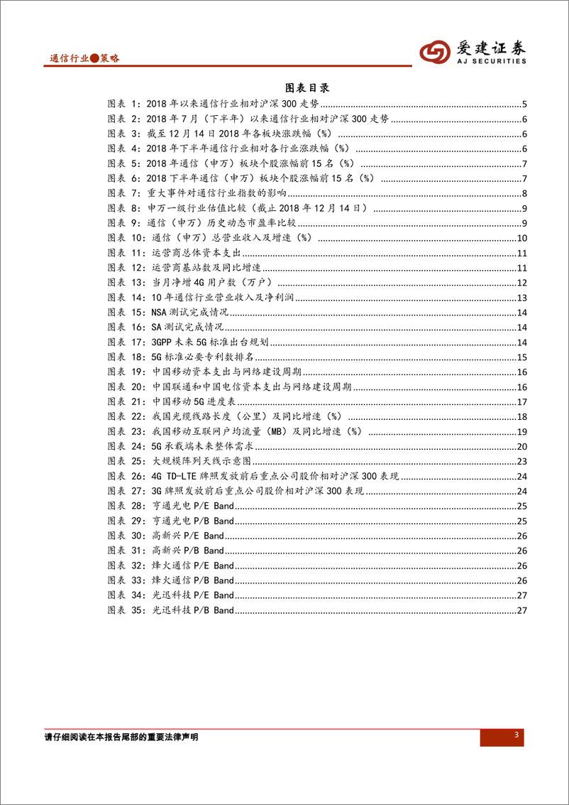 《通信行业2019年投资策略：新格局，大未来，迎接5G商用元年-20190102-爱建证券-28页》 - 第3页预览图