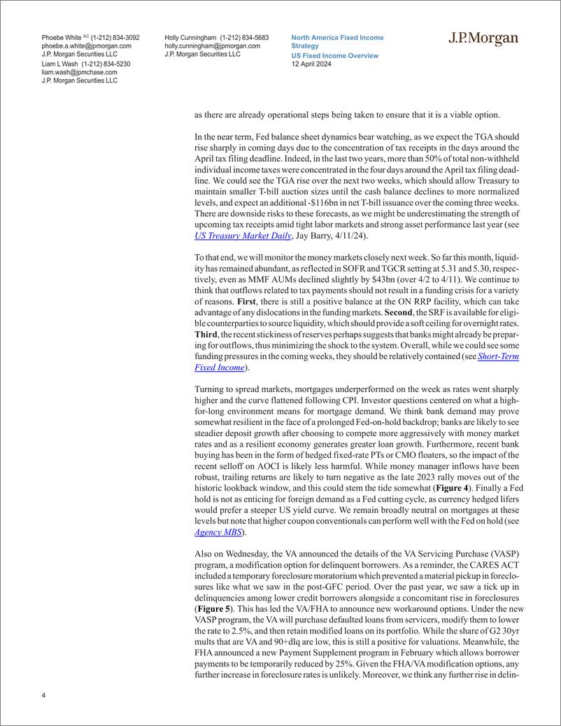 《JPMorgan Econ  FI-US Fixed Income Overview Third time is not a charm-107557160》 - 第4页预览图