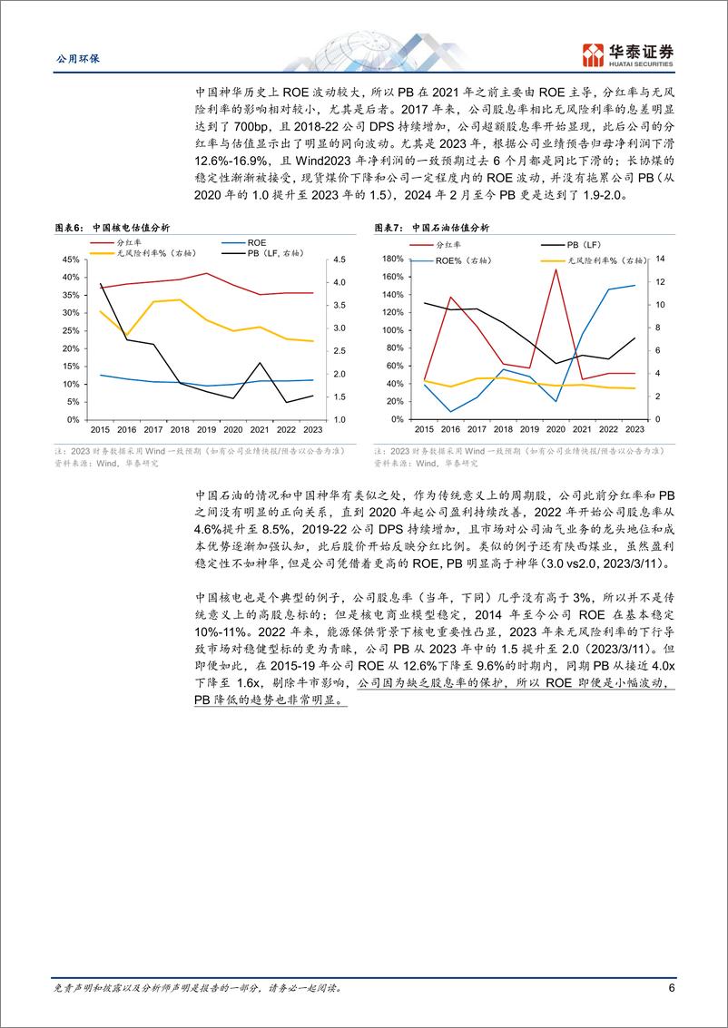 《公用环保专题研究：量化测算红利电力估值风险收益空间》 - 第6页预览图