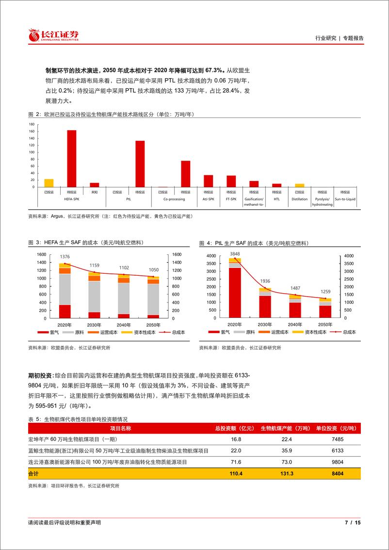 《环保行业可持续航空燃料(二)：SAF供需格局和盈利性如何？-241202-长江证券-15页》 - 第8页预览图