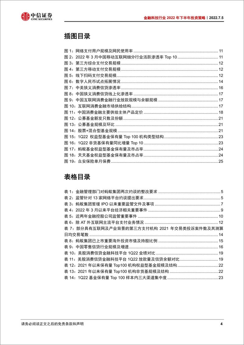 《金融科技行业2022年下半年投资策略：互联网极化效应下，选择流量领先的大平台-20220705-中信证券-29页》 - 第5页预览图