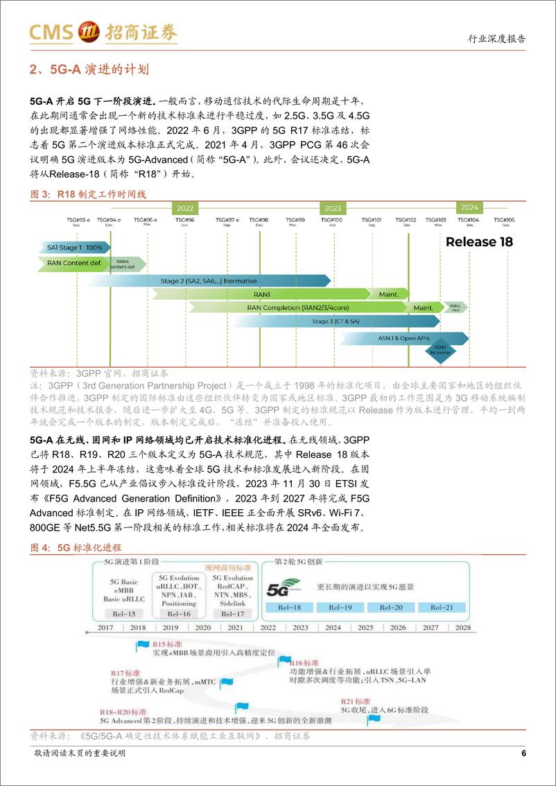 《通信行业专题报告：5.5G商用元年已来，新技术有望催生新场景-240311-招商证券-38页》 - 第6页预览图