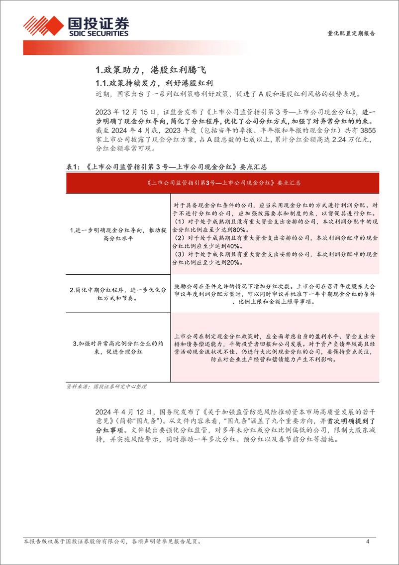 《广发中证国新港股通央企红利ETF投资价值：港股央企红利腾飞时-240613-国投证券-18页》 - 第4页预览图