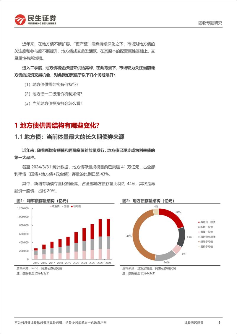 《利率专题：地方债投资价值分析手册-240422-民生证券-43页》 - 第3页预览图