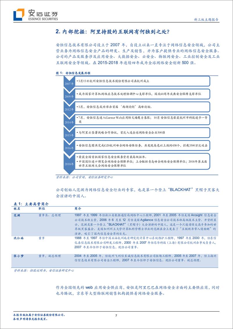 《科创板受理公司巡礼系列之（七）：安恒信息拟科创板上市，将成网络安全行业黑马？-20190425-安信证券-36页》 - 第8页预览图