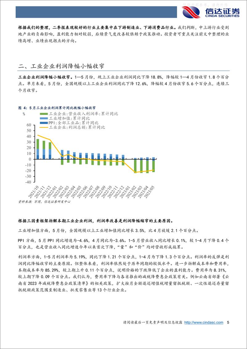 《信达证券-宏观研究专题报告：哪些行业能在中报脱颖而出？-230629》 - 第5页预览图