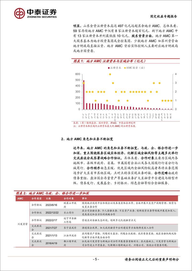 《固定收益专题：地方AMC如何参与区域化债？-240403-中泰证券-15页》 - 第5页预览图