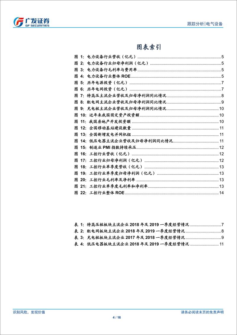 《电力设备行业&工控2018年报&2019一季报总结：电力设备分化，工控业绩承压-20190509-广发证券-16页》 - 第5页预览图