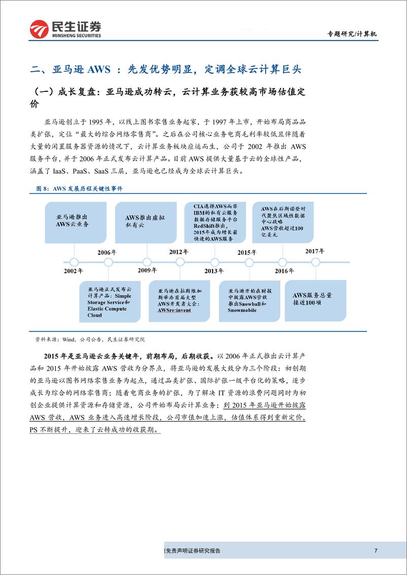 《计算机行业云计算专题二：美股云计算龙头成长之路-20190723-民生证券-40页》 - 第8页预览图