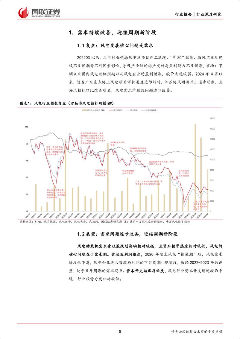 《风电行业深度系列(二)：海内外需求共振，龙头核心受益-240712-国联证券-30页》 - 第5页预览图