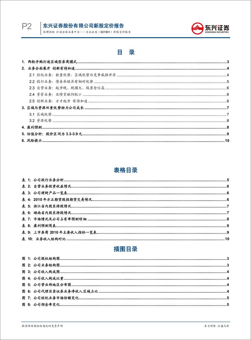 《方正证券（东兴证券）-询价报告-深耕浙湘，打造全面业务平台-110729》 - 第2页预览图