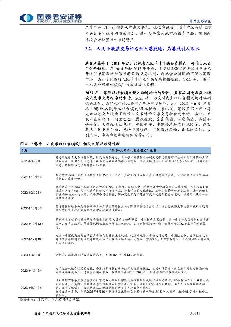 《港股策略：政策推动下，港股优质资产配置价值提升-240421-国泰君安-11页》 - 第5页预览图