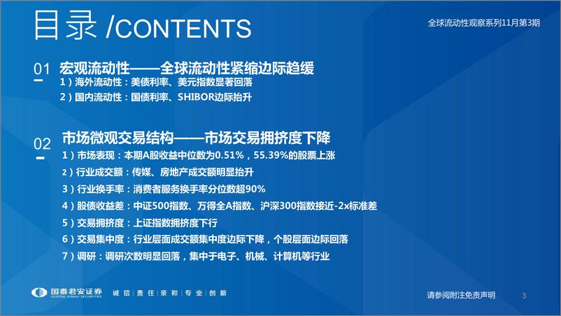 《全球流动性观察系列11月第3期：外资开始回补-20221115-国泰君安-57页》 - 第4页预览图