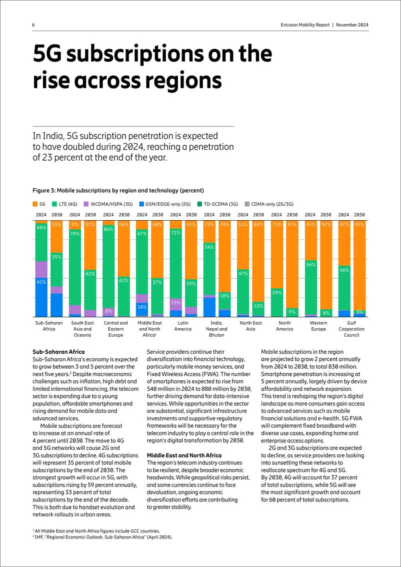 《Ericsson_2024年11月移动报告_英文版_》 - 第6页预览图