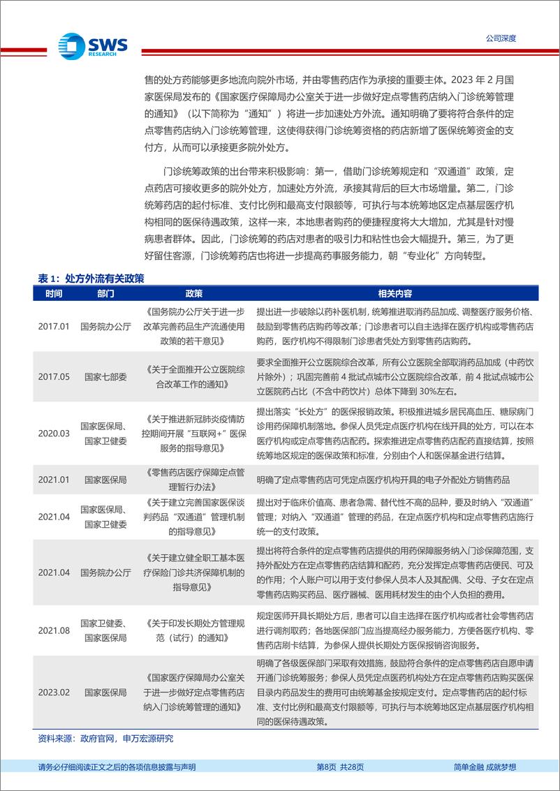 《申万宏源-大参林-603233-深耕华南_放眼全国_优质头部连锁药店持续发展》 - 第8页预览图