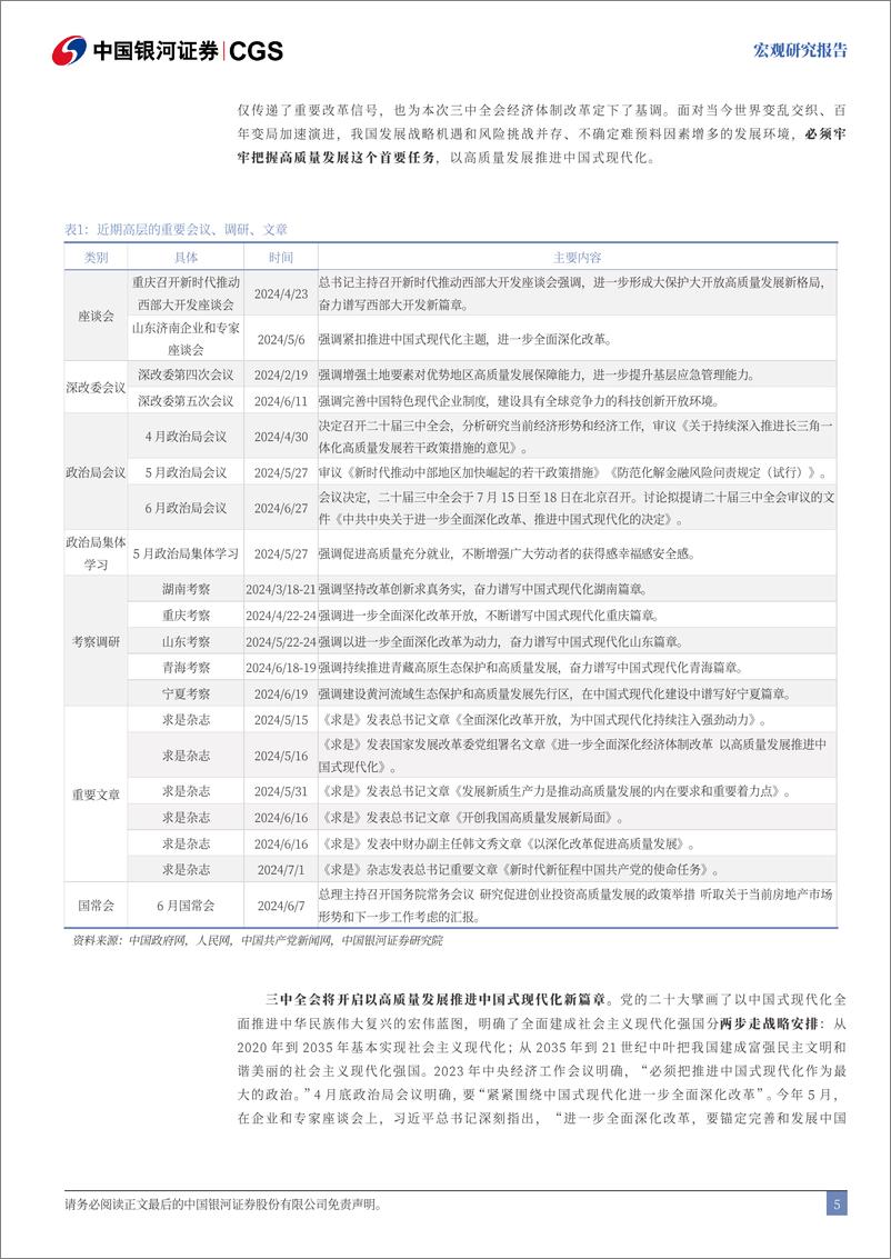 《三中全会改革前瞻系列：三中全会的八大关注点-240703-银河证券-25页》 - 第6页预览图