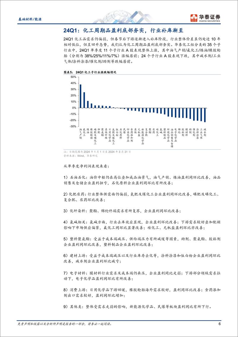 《基础材料／能源行业专题研究：23年持续去库，24Q1补库渐至-240506-华泰证券-17页》 - 第6页预览图