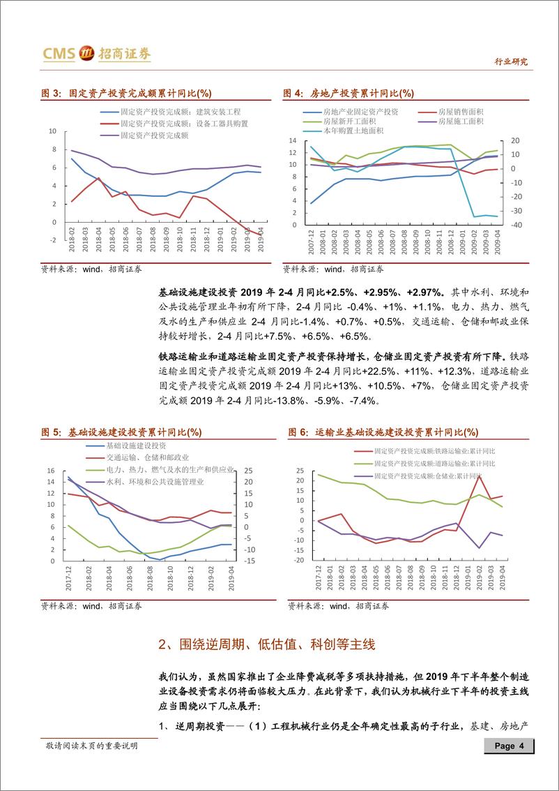 《机械行业2019年中期投资策略：围绕逆周期、低估值、科创主线进行布局-20190612-招商证券-31页》 - 第5页预览图