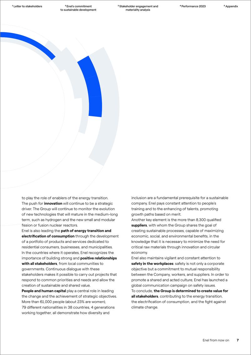 《Enel S.p.A.（ESOCF）2023年可持续发展报告（英文版）》 - 第7页预览图