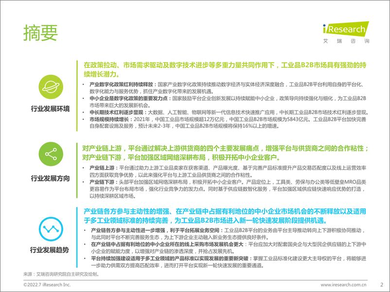 《艾瑞咨询：2022年中国工业品B2B行业研究报告-36页》 - 第3页预览图