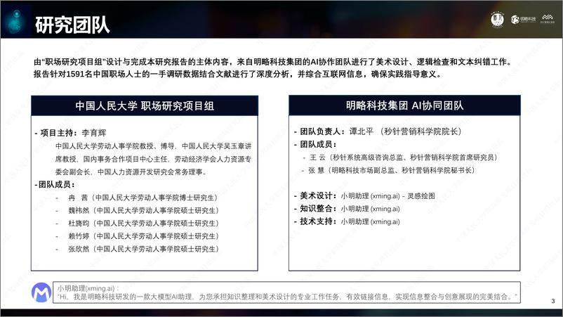 《2024人工智能与职场研究报告-中国人民大学&明略科技&秒针营销科学院-2024-101页》 - 第3页预览图