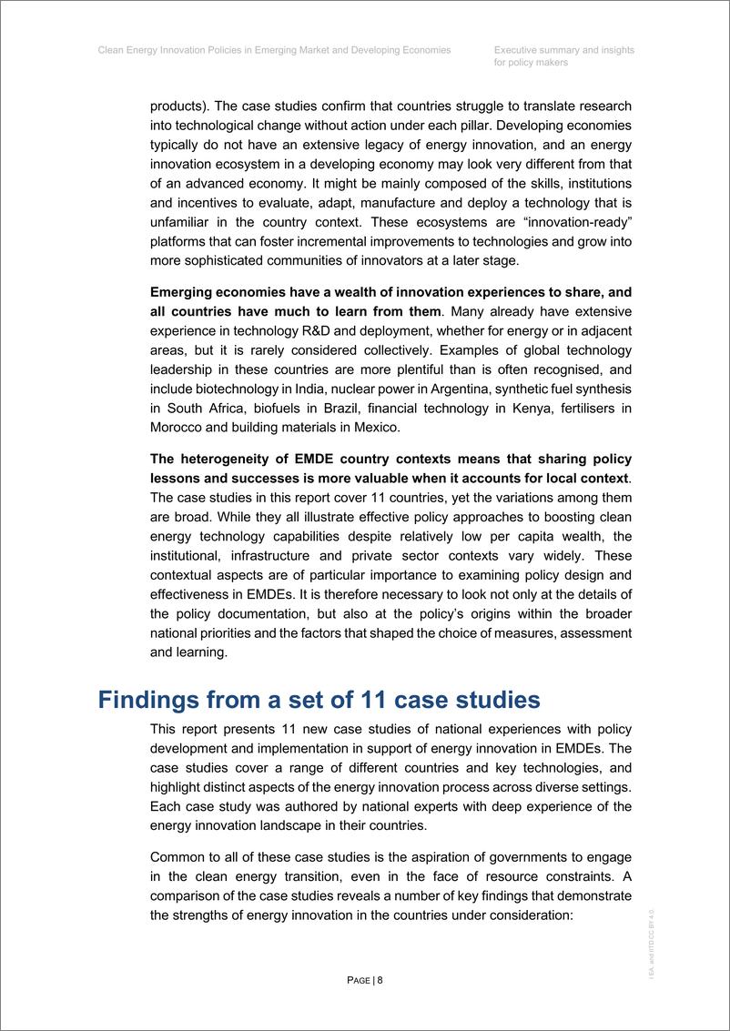 《国际能源署-新兴和发展中经济体的清洁能源创新政策（英）-2024-247份》 - 第8页预览图