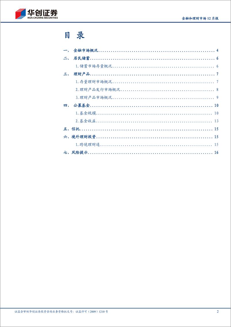 《综合金融行业金融和理财市场12月报：股债共振，储蓄逆转-241217-华创证券-19页》 - 第2页预览图