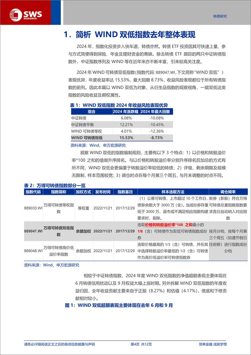 《转债深度专题：转债双低指数的优异表现之源-250109-申万宏源-12页》 - 第4页预览图