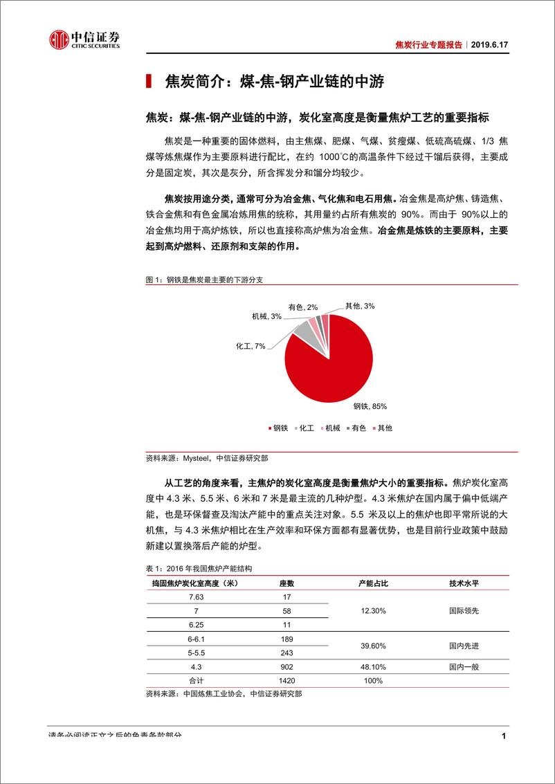 《焦炭行业专题报告：供给侧改革新起点，行业迎向上机会-20190617-中信证券-36页》 - 第6页预览图