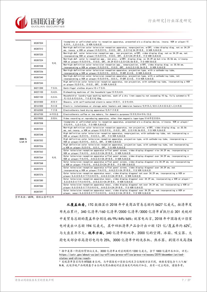 《家用电器行业深度研究：韧性时代，关税周期中的挑战与底气-240815-国联证券-28页》 - 第8页预览图