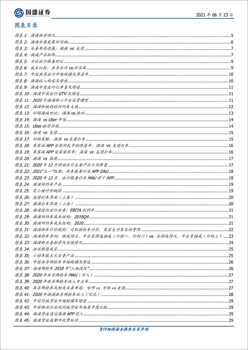 《互联网行业海外市场：滴滴，共享出行，难走的路更广阔-20210623-国盛证券-40页》 - 第3页预览图