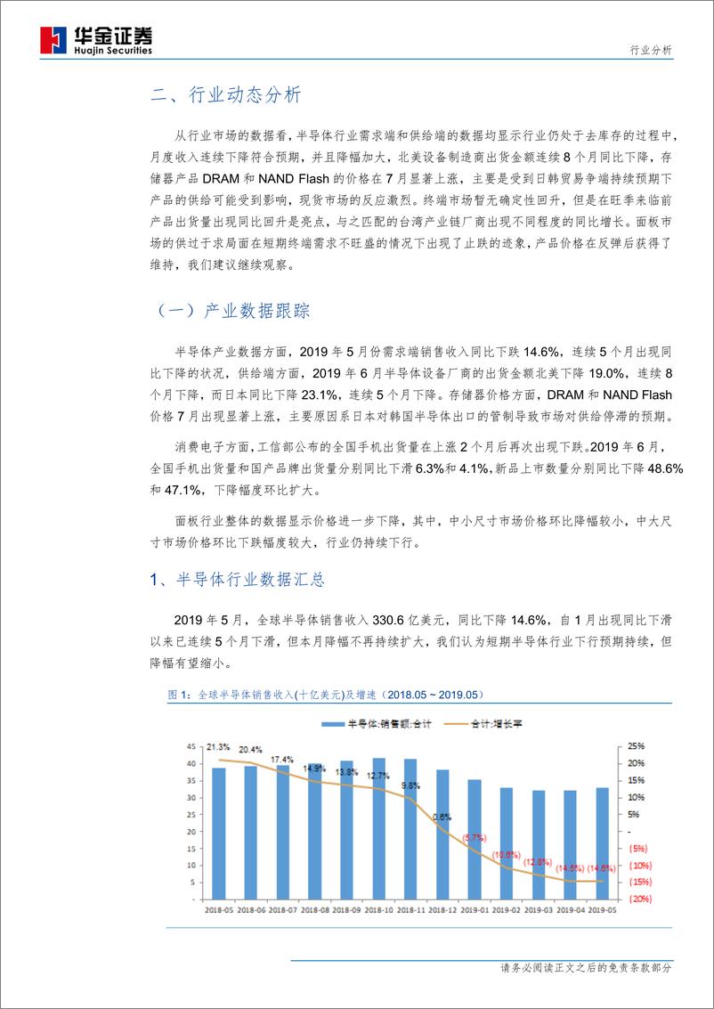 《电子元器件行业2019年7月：见兔放鹰，遇獐放箭-20190804-华金证券-27页》 - 第6页预览图