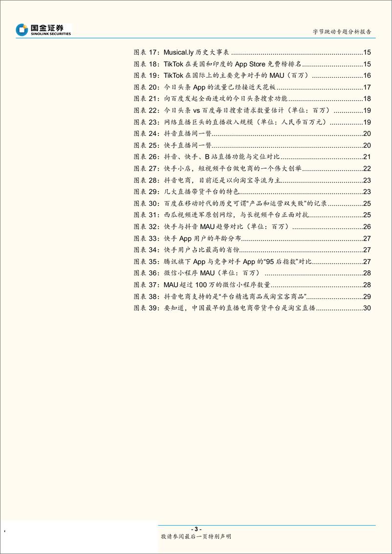 《互联网行业字节跳动专题分析报告：关于字节跳动的神话与现实-20190801-国金证券-31页》 - 第4页预览图