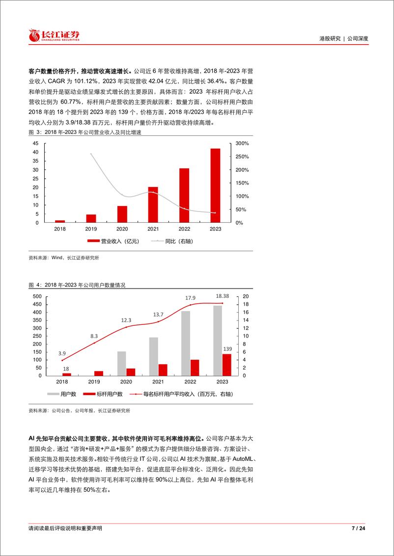 《第四范式(6682.HK)博观而约取，厚积而薄发-240604-长江证券-24页》 - 第7页预览图