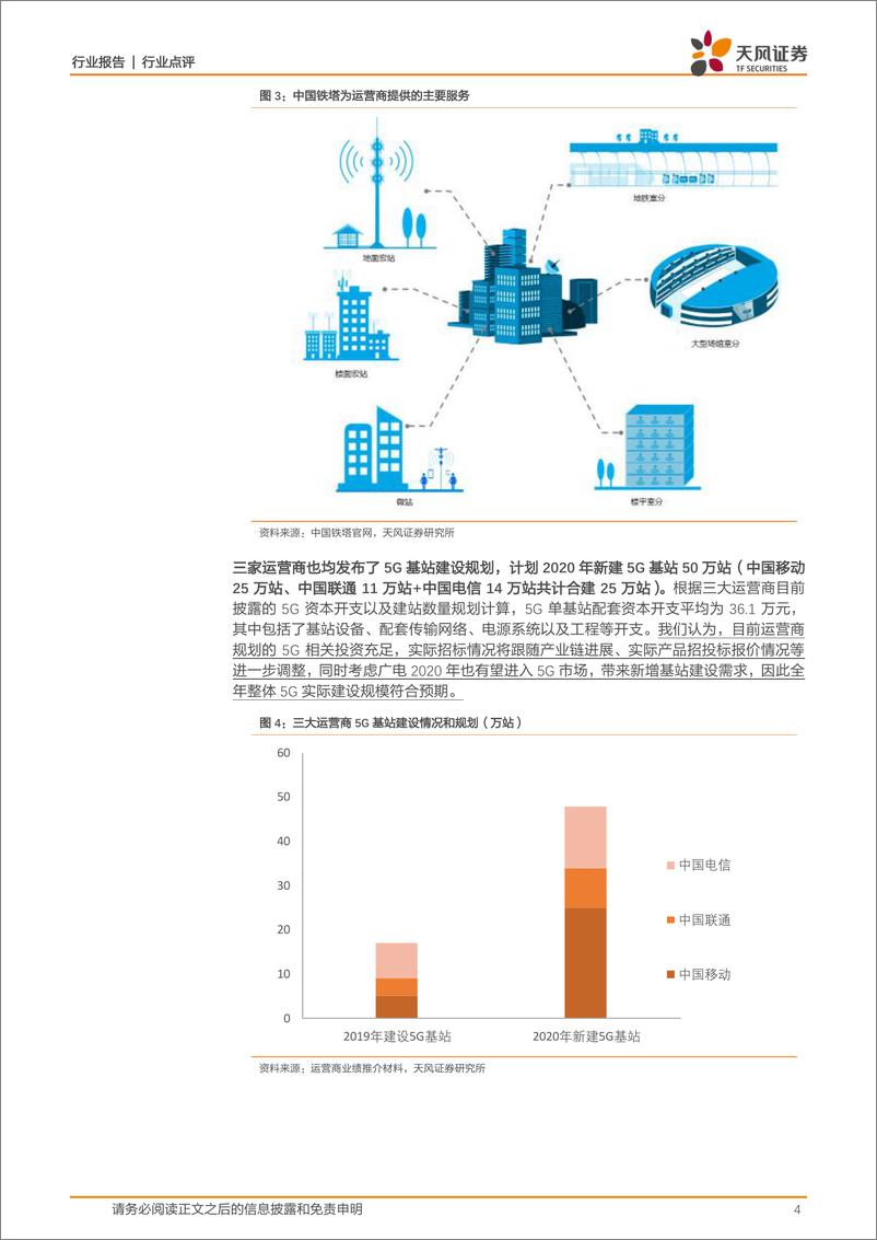 《通信行业：运营商5G投资大幅增长，政策推动兑现，固网投资恢复增长20200327-天风证券-10页》 - 第5页预览图